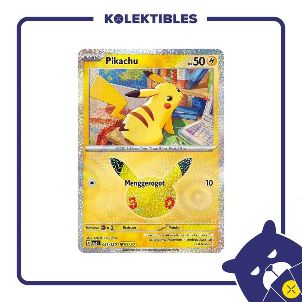 Pokemon Indonesia - MA6 031/130 – Pikachu 09/30