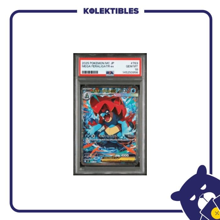 Mega Feraligatr Ex 763 – Pokemon MC Japan 2025 – PSA 10 145250956 01/004/02/26/113