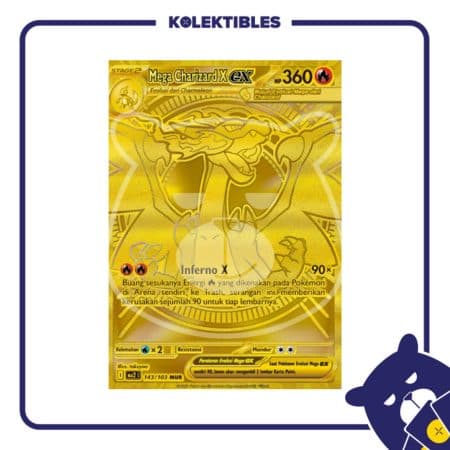 Pokemon Indonesia – MA2 143/103 MUR Mega Charizard X EX 01/129/02/11/111