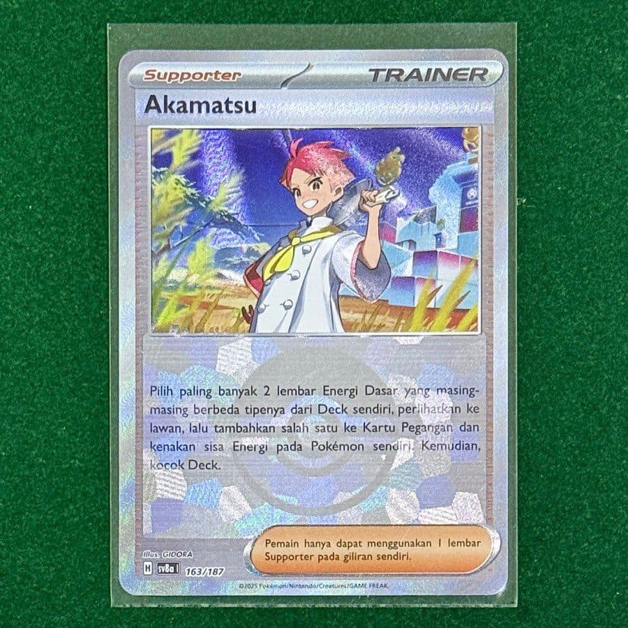 POKEMON INDONESIA – SV8a 163/187 Akamatsu Pokeball 01/105/02/11/111