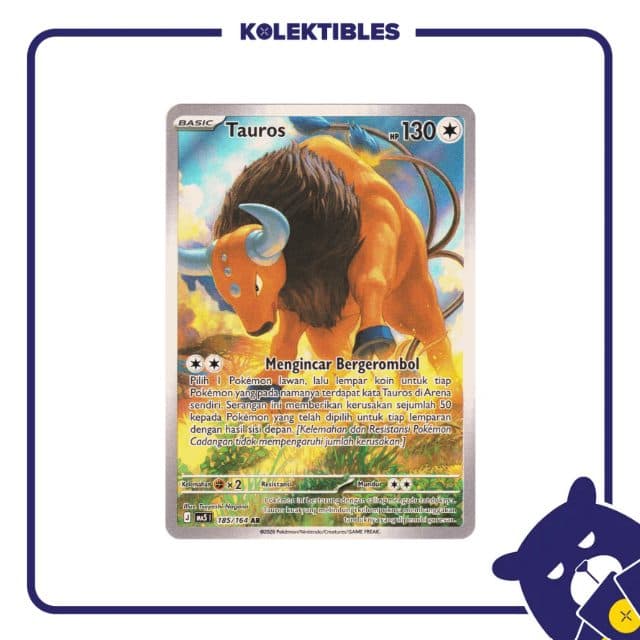 Pokemon Indonesia – MA5 185/164 AR – Tauros