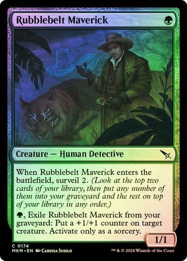 MTG – Single Card MKM EN Holo – C 0174 Rubblebelt Maverick
