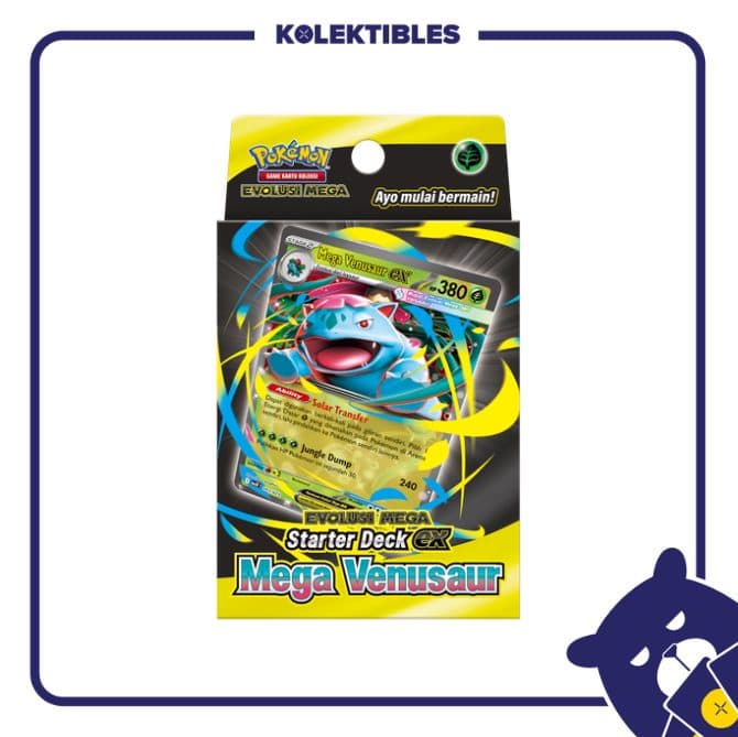 Pokemon Indonesia – Evolusi Mega Starter Deck EX – MAAF Mega Venusaur