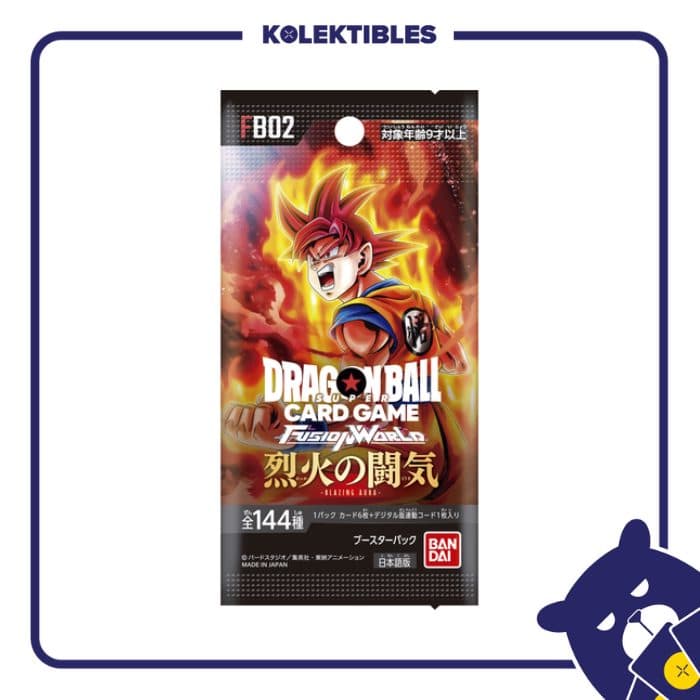 Dragon Ball - Booster Pack - FB02 Fussion World Blazzing Aura 01/095/03/19/199
