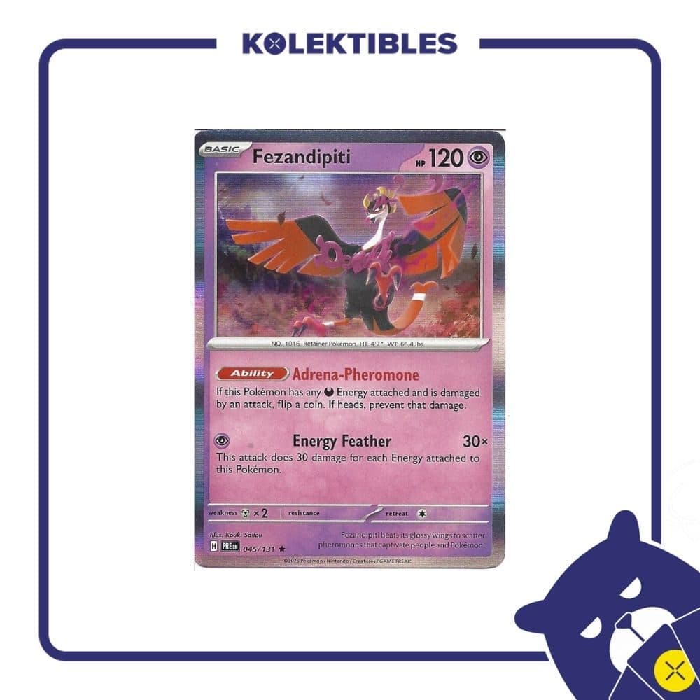 Pokemon English – PRE EN 045/131 Fezandipiti