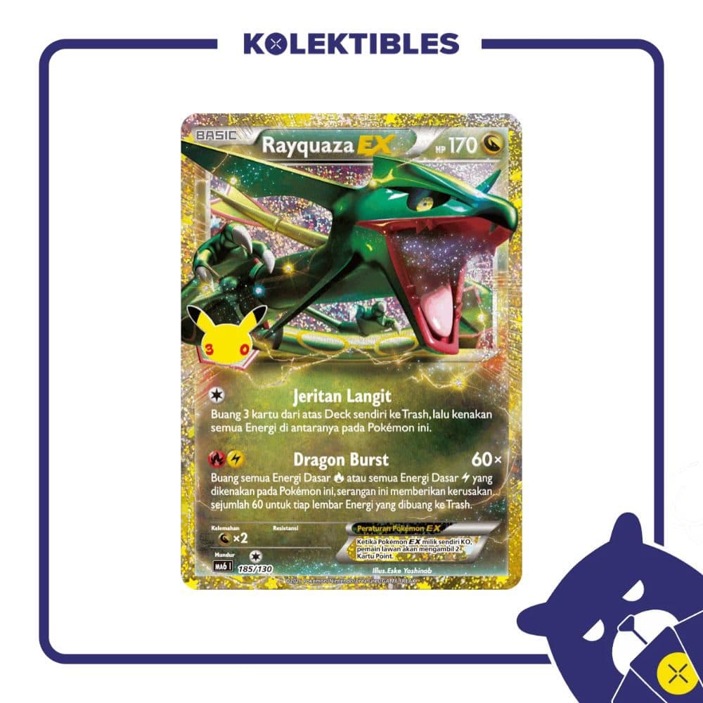 Pokemon Indonesia - MA6 185/130 Classic - Rayquaza EX (part 1)