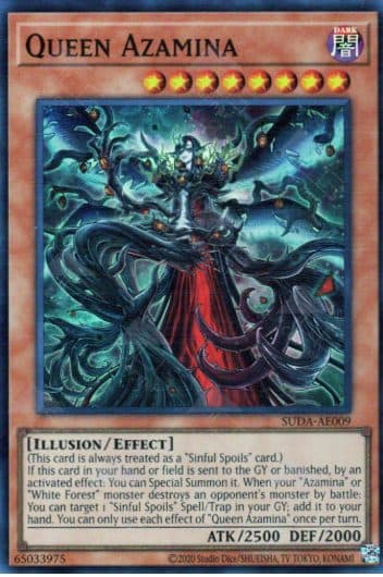 YU GI OH AE - Suda-AE009 Queen Azamina (SR)