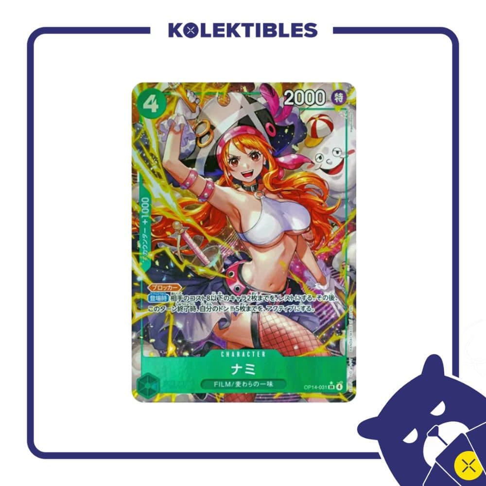 One Piece Japan - OP14-031 SR Parallel - Nami