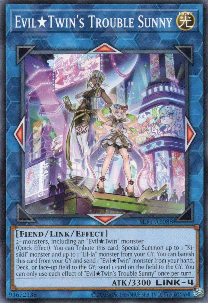 YU GI OH AE - SLF1-AE088 Evil*Twin's Trouble Sunny (N)