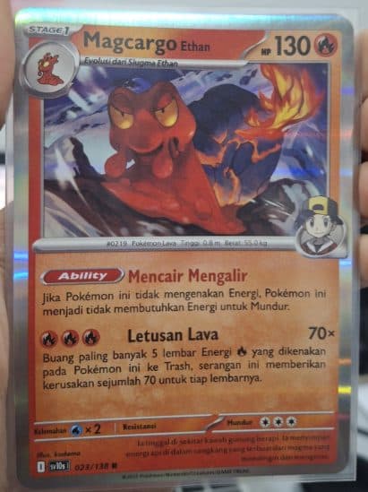 POKEMON INDONESIA - SV10S - 023/138 R - Magcargo Ethan