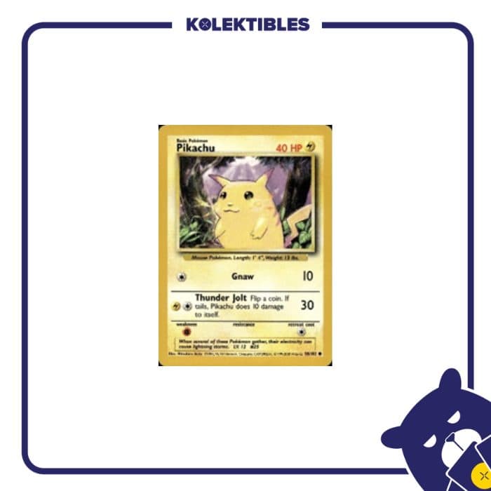 Pokemon English - 1999 Base Set 58/102 - Pikachu - 01/280/02/11/111