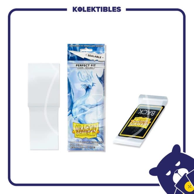 Dragon Shield - 100 STD Perfect Fit Sealable Sleeves – Clear