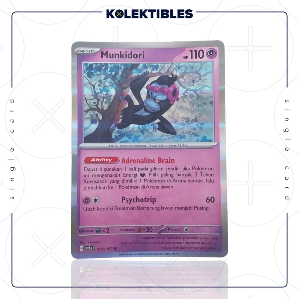 POKEMON SV6s - Munkidori 095/167 R - Topeng Transfigurasi Single Card
