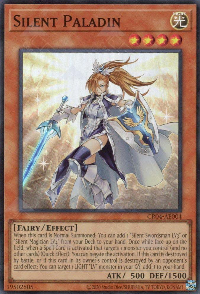 YU GI OH AE - Single Card - CR04-AE004 Silent Paladin (SR)