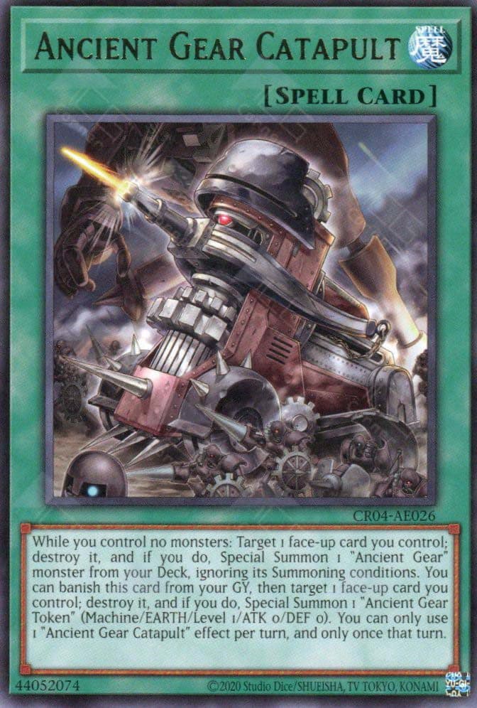 YU GI OH AE - Single Card - CR04-AE026 Ancient Gear Catapult (R)