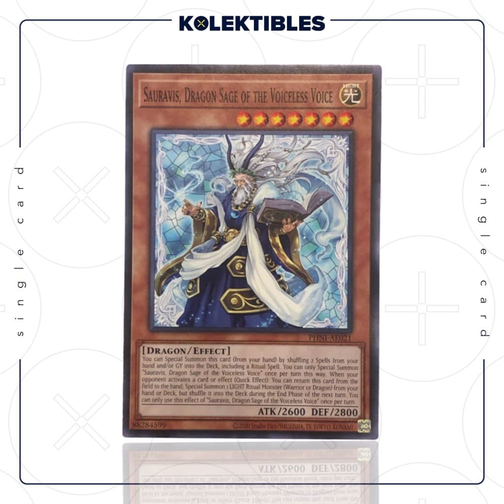 YU GI OH AE - Sauravis, Dragon Sage of The Voiceless Voice N