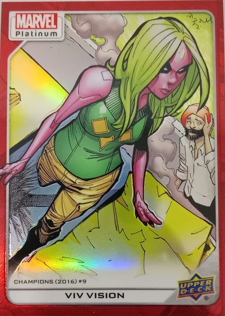 MARVEL PLATINUM CHAMPIONS (2016) #9 – VIV VISION 01/002/04/15/155