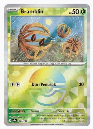 POKEMON INDONESIA – Sv8a – 011/187 – Bramblin 01/122/02/11/111
