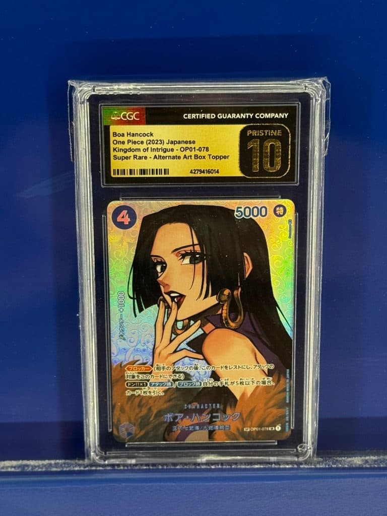 Boa Hancock OP01-078 Alt Art - One Piece Japan 2023 - CGC 10 Pristine 01/002/02/11/111