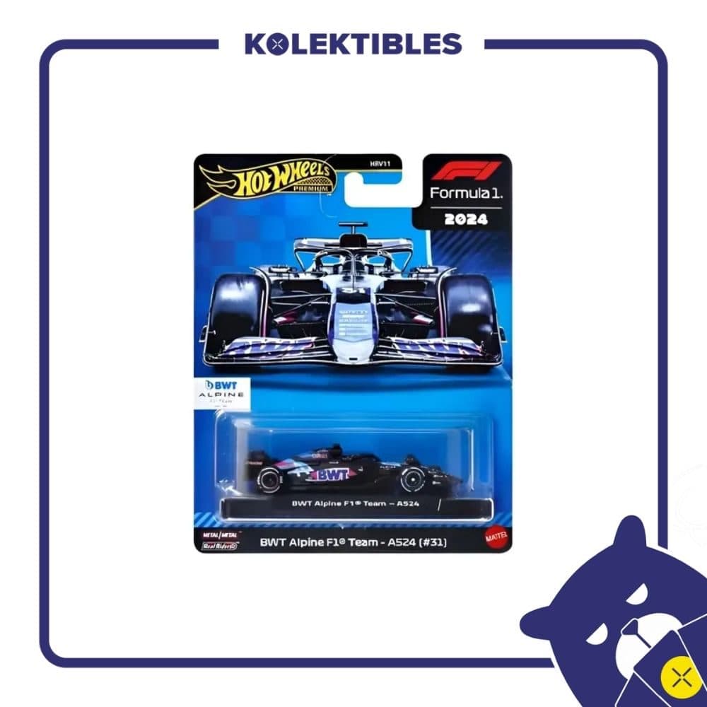 Hot Wheels Premium – BWT Alpine F1 Team – A524 (#10) 01/159/07/22/190