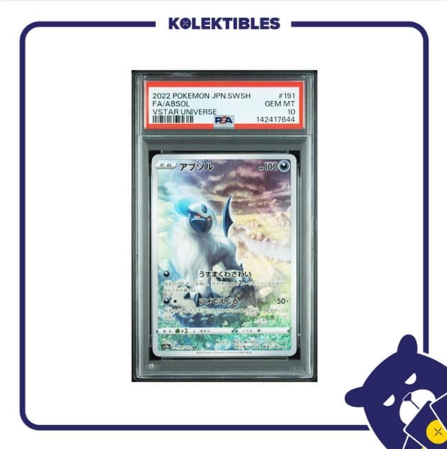 Absol 191 AR - Pokemon SWSH Vstar Universe 2022 Japan - 142417644 - PSA 10