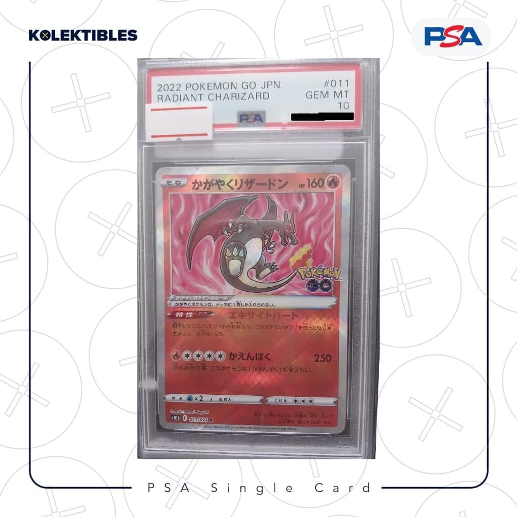PSA - 2022 Pokemon Go JPN Radiant Charizard 011/071 K