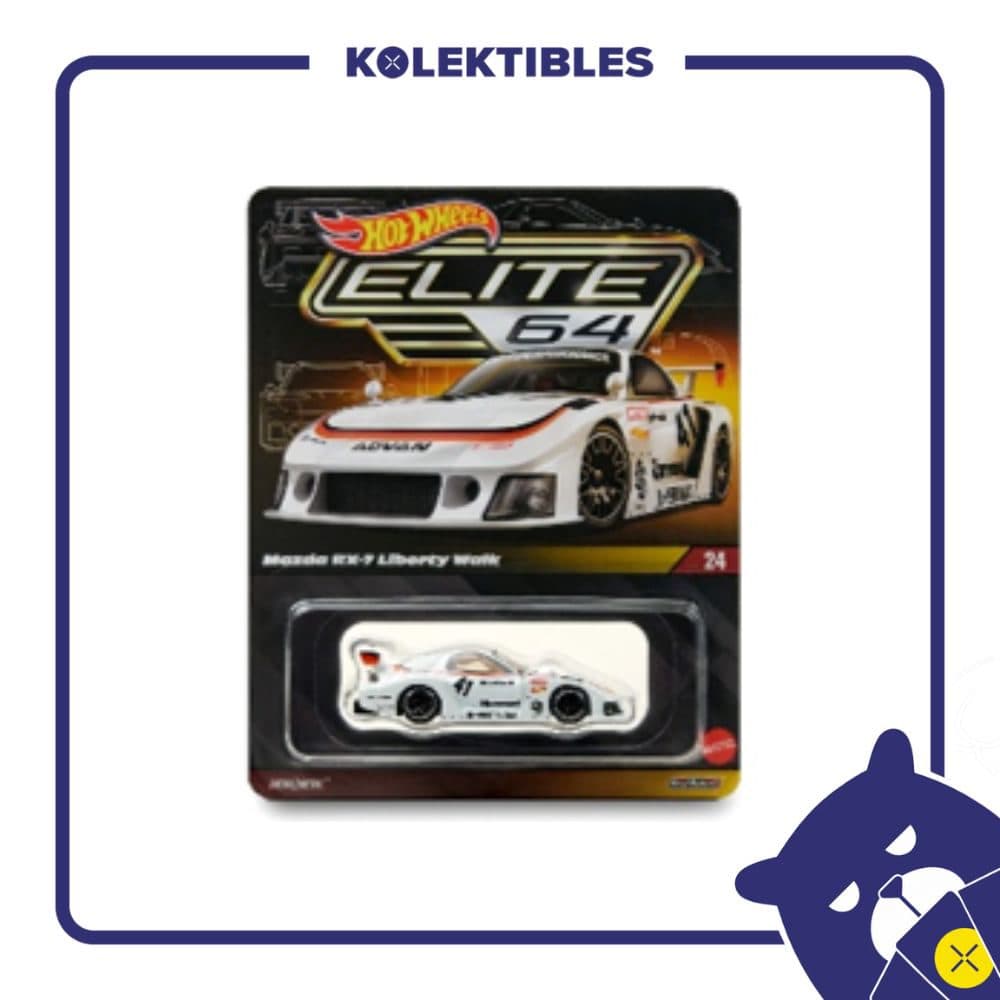 Hot Wheels Elite 64 - Mazda RX-7 Liberty Walk 01/159/07/22/190