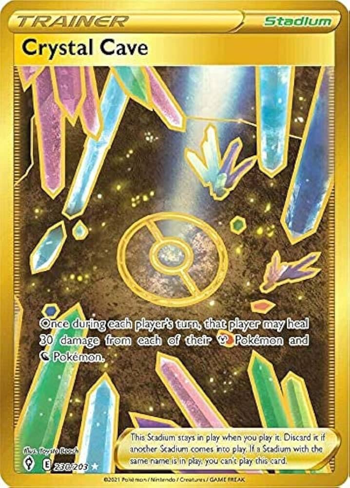 POKEMON ENGLISH - Crystal Cave 230/203 01/071/02/11/111