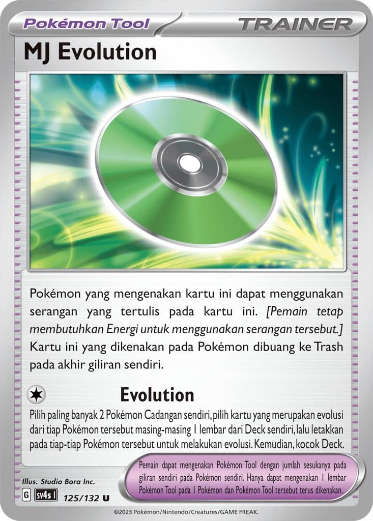 POKEMON INDONESIA SV4S - MJ Evolution 125/132 U