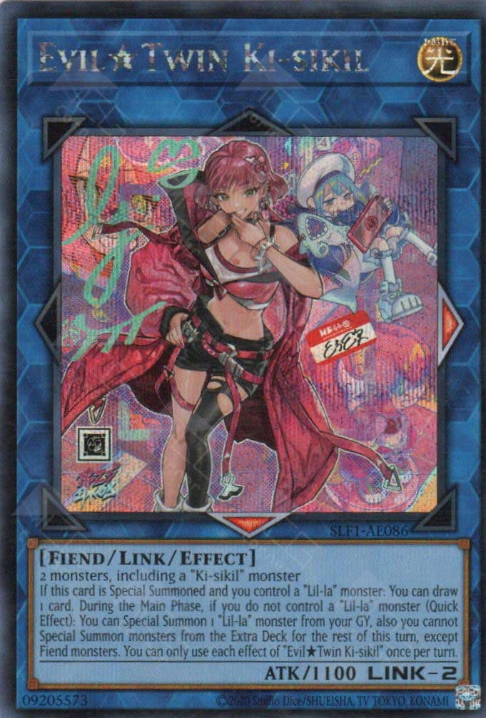 YU GI OH AE – SLF1-AE086 Evil*Twin Ki-sikil (SER) (Alternate Art)