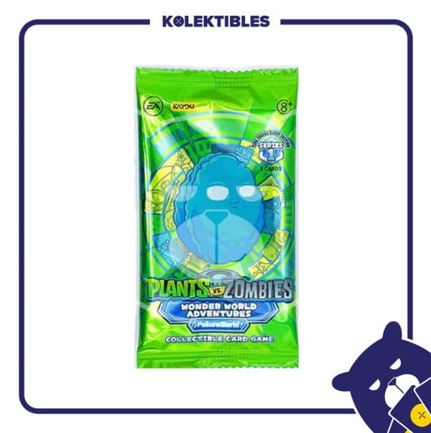 Kayou CCG – Booster Pack - Plants VS Zombies Wonder World Adventures Time Travel Quest Edition Series 1