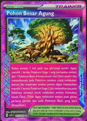Pokemon Indonesia – sv7s 163/166 ACE Pohon Besar Agung 01/156/02/11/111