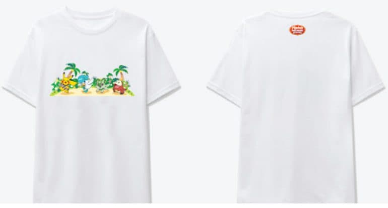 MERCH POKEMON - T-Shirt Kids Putih (ALL SIZE)