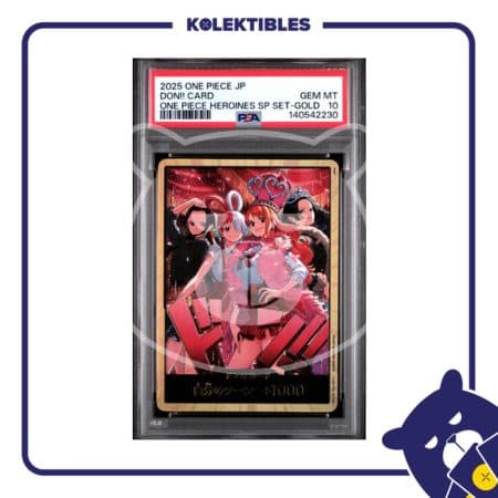One Piece Heroines Don!! Card Gold - One Piece Special Set 2025 Japan - PSA 10