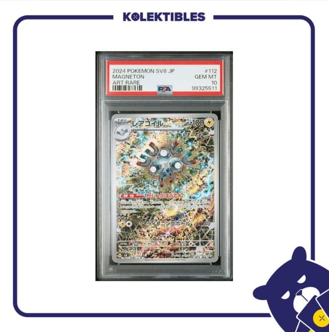 Magneton 112 AR - Pokemon SV8 Japan 2024 - PSA 10 - 01/006/02/13/113