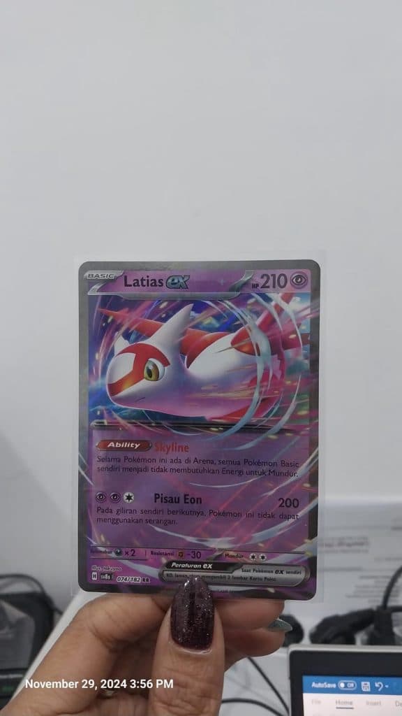 POKEMON INDONESIA - Sv8s Latias Ex 074/182 RR