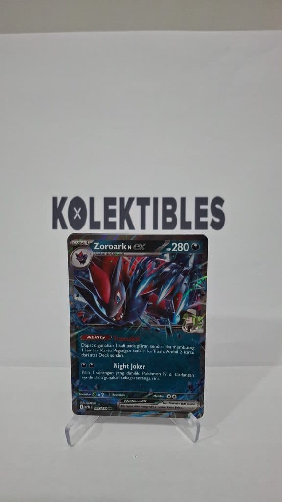 POKEMON INDONESIA - SV9S - 087/139 RR - Zoroark N EX