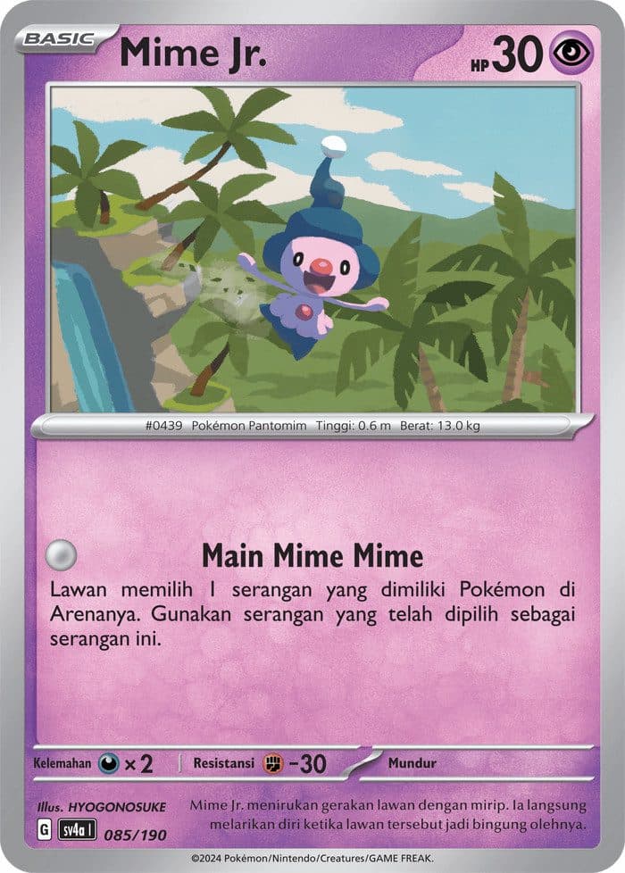 POKEMON INDONESIA - SV4a Mime Jr.