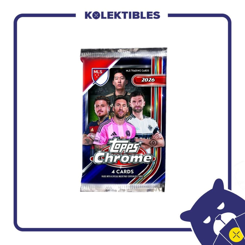 Topps – Chrome Value Booster Pack – 2026 Major League Soccer