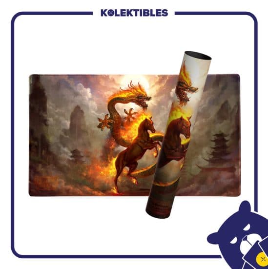 Dragon Shield – Playmat Art with Tube - 2026 Fire Horse