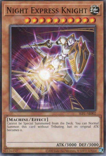 YU GI OH AE - SLF1-AE002 Night Express Knight (N)