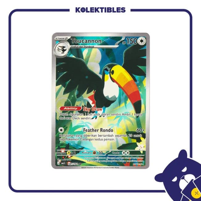 Pokemon Indonesia – MA5 187/164 AR – Toucannon