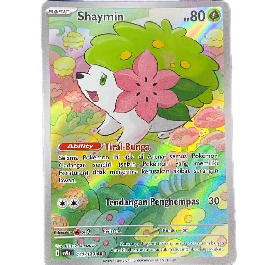 POKEMON INDONESIA – Sv9s – 141/139 AR – Shaymin 01/134/02/11/111