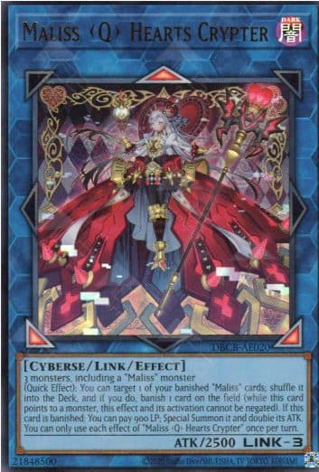 YU GI OH AE - DBCB-AE020 Maliss Q Hearts Crypter (UR)