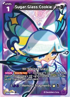 COOKIE RUN - BS4-096 SR Sugar Glass Cookie