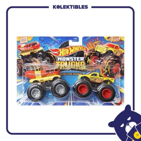 Hotwheels – Monsters Trucks Demolition Oscar Meyer vs All fried Up 01/133/07/22/190