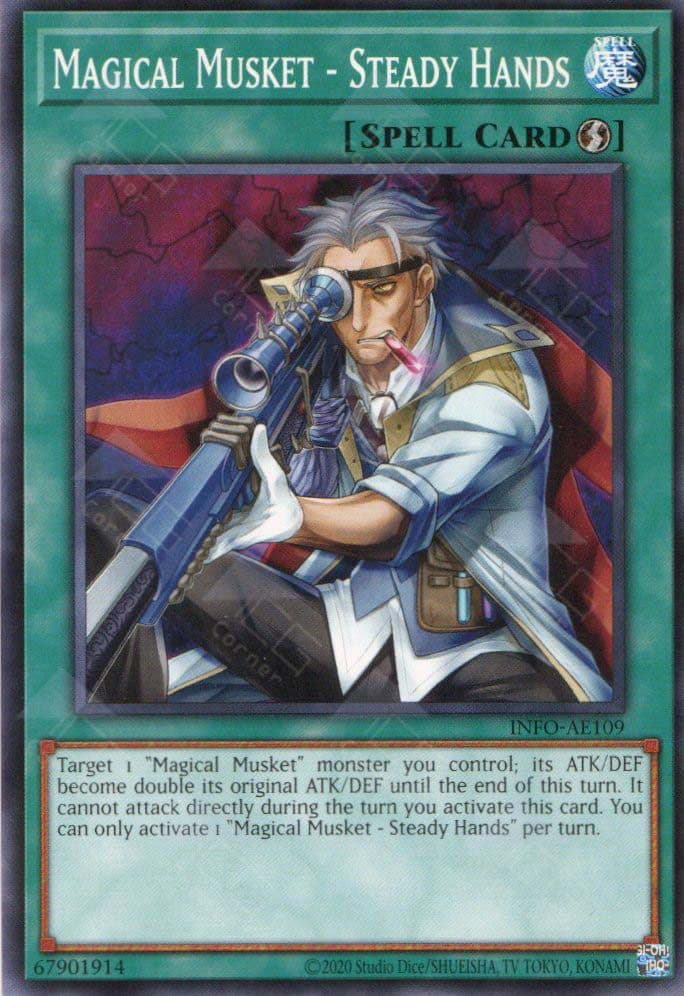 YU GI OH OH - INFO-AE109 Magical Musket - Steady Hands (N)