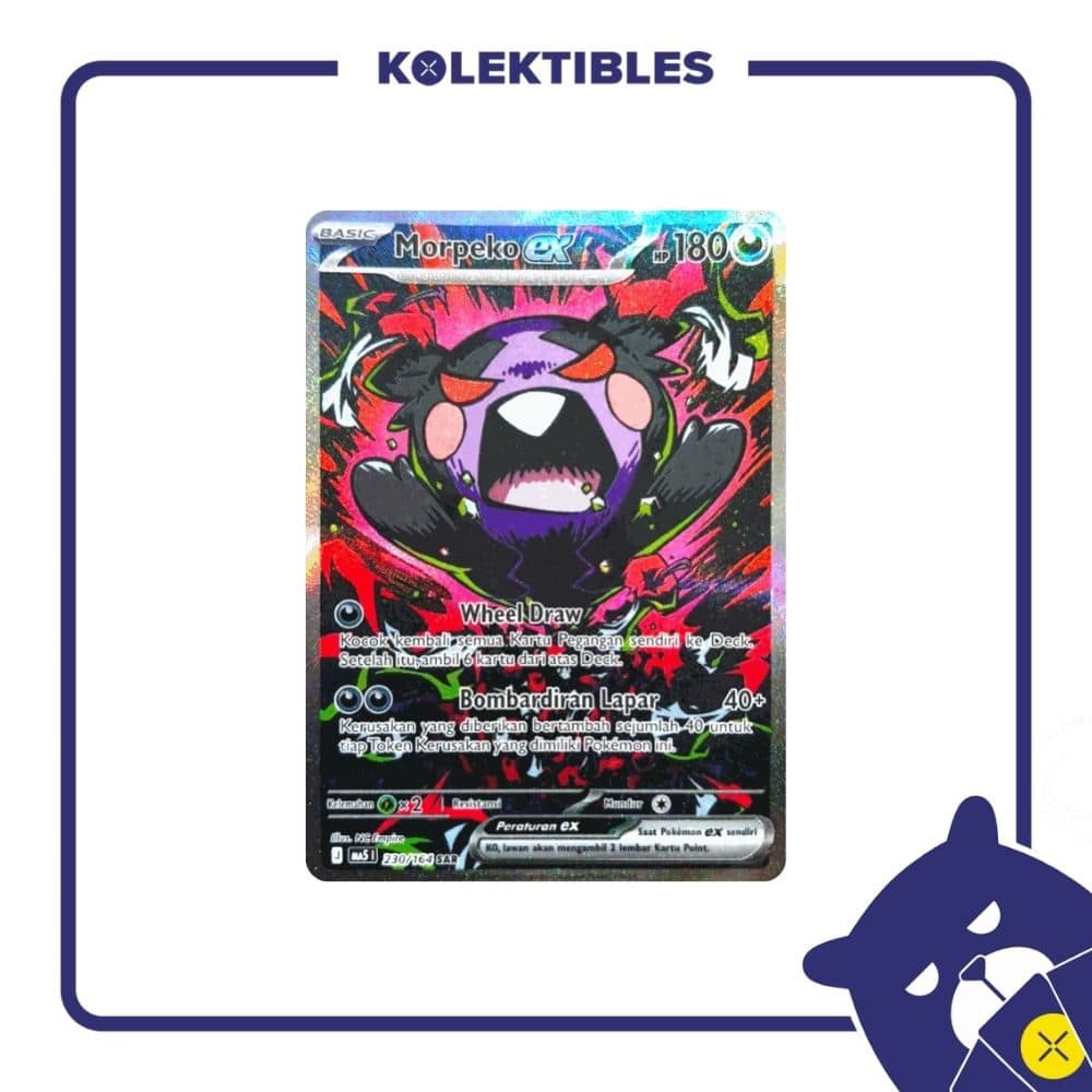 Pokemon Indonesia - MA5 230/164 SAR – Morpeko Ex 01/284/02/11/111