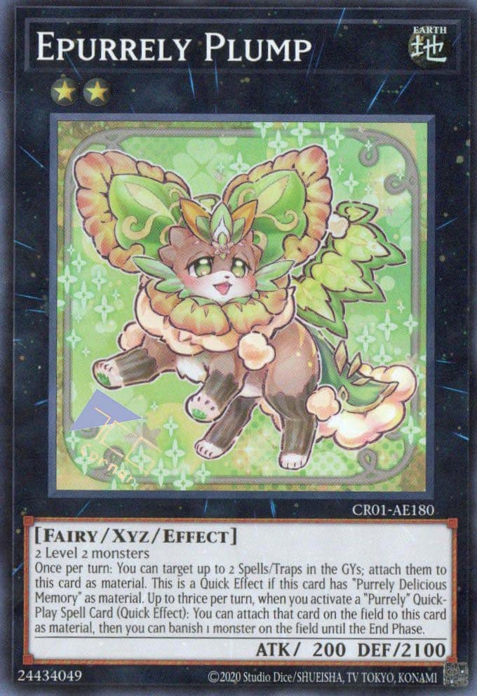 YU GI OH AE - Single Card - CR01-AE180 Epurrely Plump (SR)