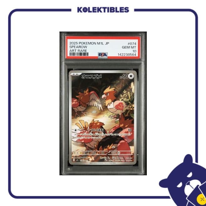 Spearow 074 AR - Pokemon M1L 2025 Japan - PSA 10